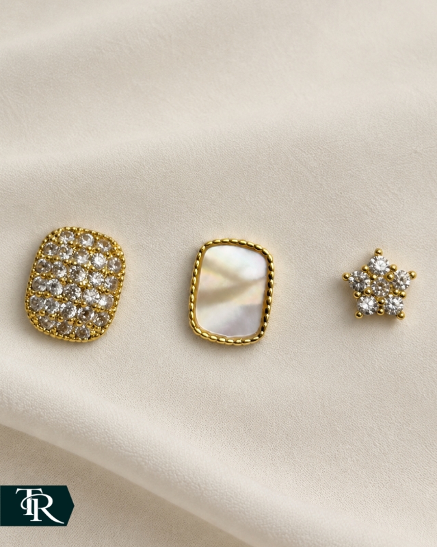 پک گوشواره میخی کد122