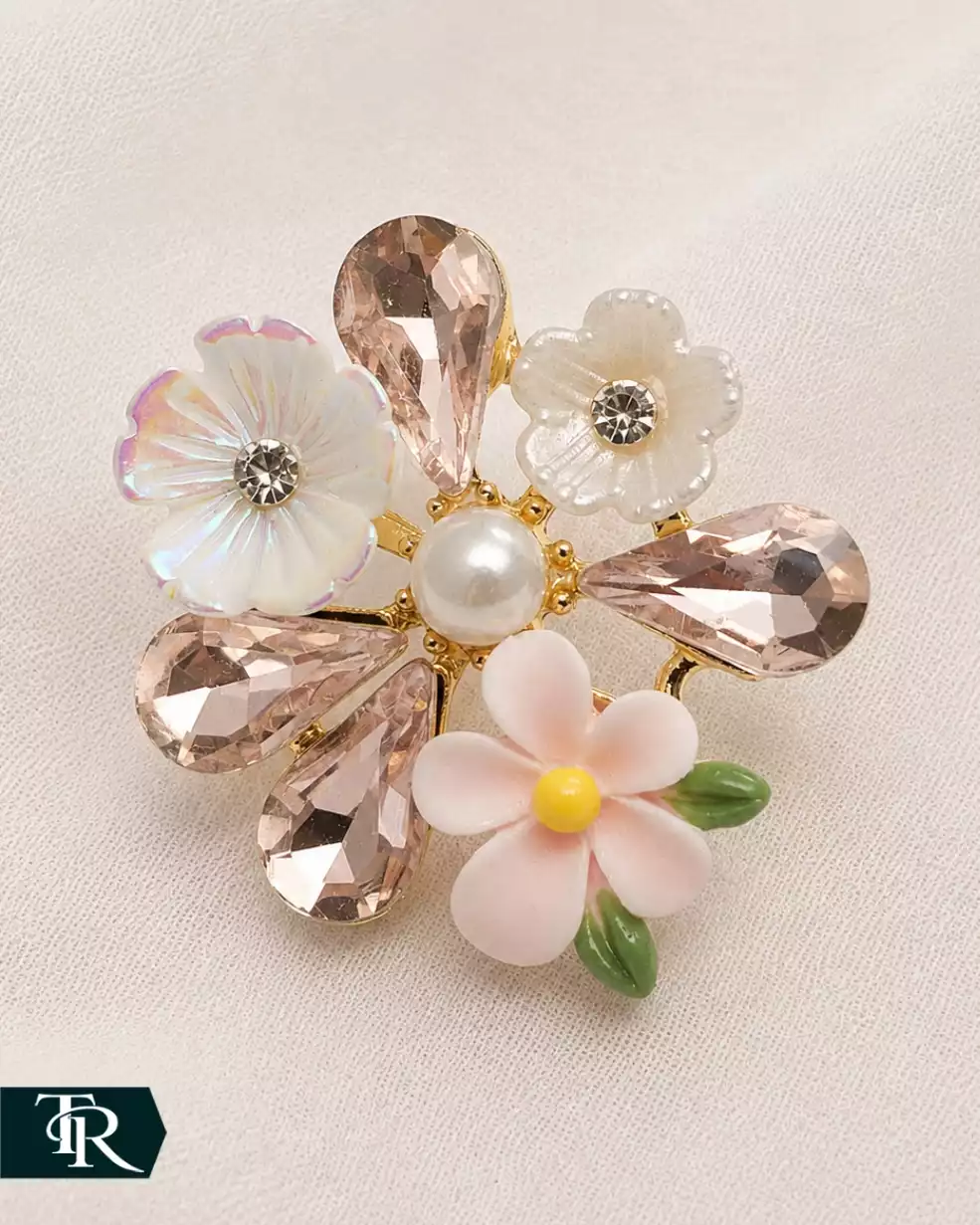 گوشواره میخی مرواریدرنگی کد96