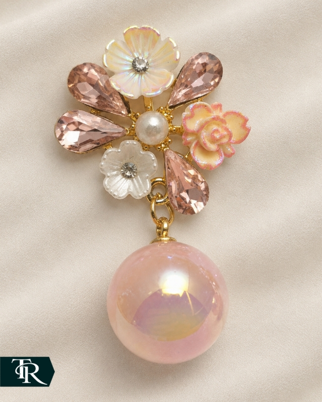 گوشواره میخی مرواریددار کد123